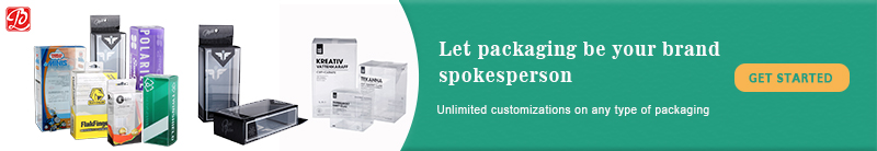 Transparent packaging box